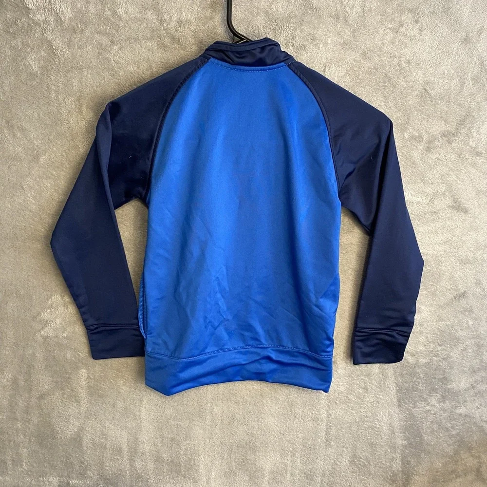 Under Armour Kids Size 6 Blue Orange Zip Jacket